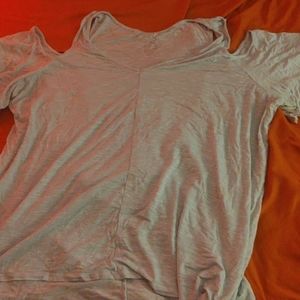 Light Blue Cold Shoulder